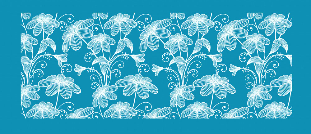 Night of the Flowers - Mesh Stencil