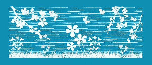 Flower Fields - Mesh Stencil