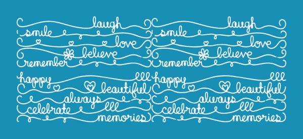 Positive Sayings - Mesh Stencil