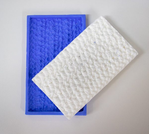 Textured Crochet- Silicone Mould