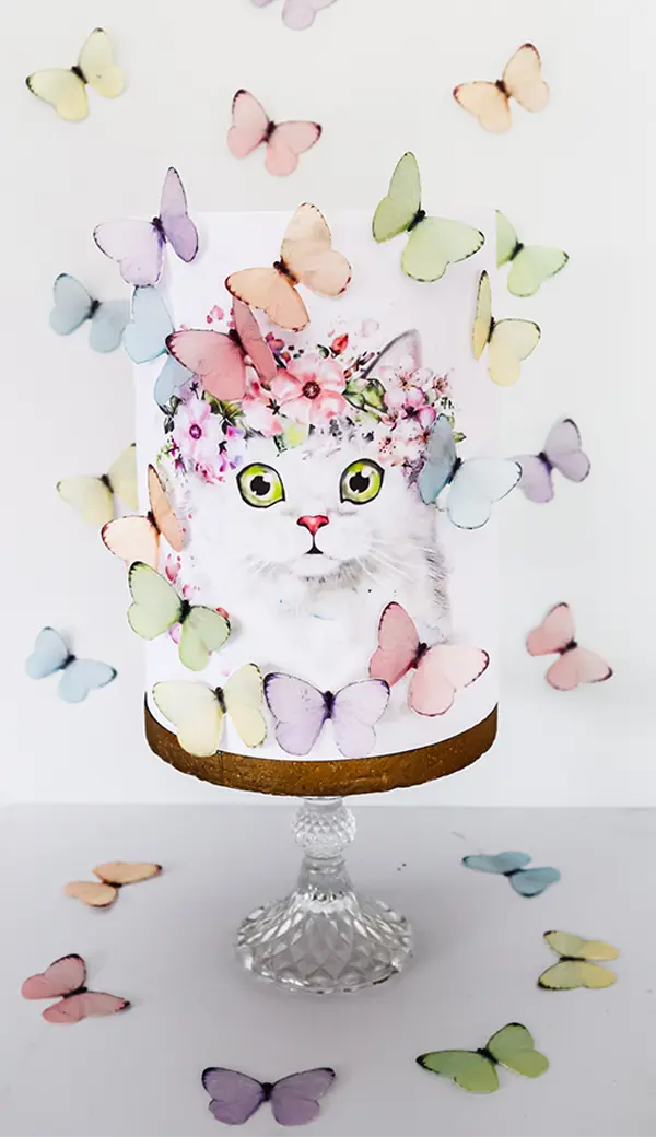 Pastel-Dream-Wafer-Paper-Butterflies-Cake-by-CrystalCandy