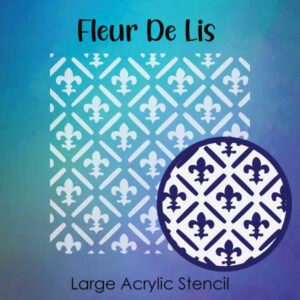Fleur De Lis- Large Acrylic Stencils