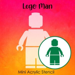 Lego Man - Small Acrylic Stencils