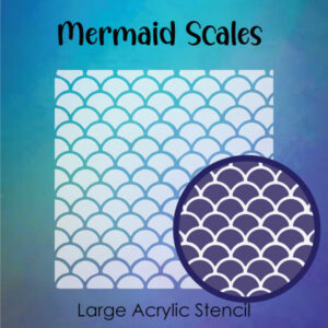 Mermaid Scales - Large Acrylic Stencils